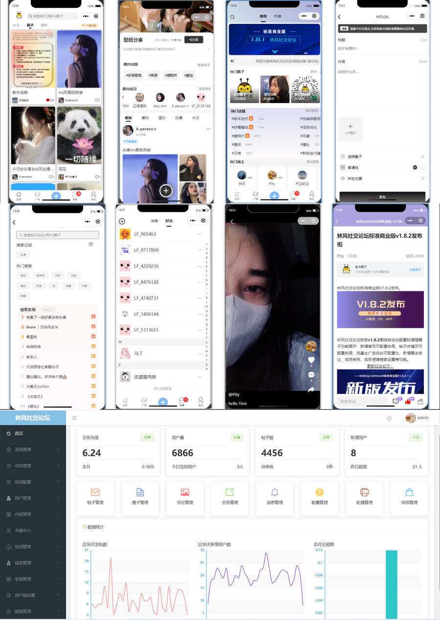 独立版社交论坛前端微信小程序源码问答发帖BBSphp源码 - 入巷拾玖