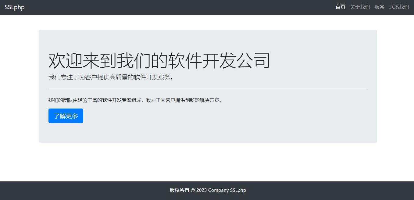 软件开发介绍页源码多用途 - 入巷拾玖