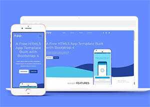 Bootstrap4手机APP网站模板源码 - 入巷拾玖