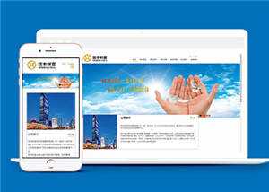 大气财富管理企业网站模板源码下载 - 入巷拾玖
