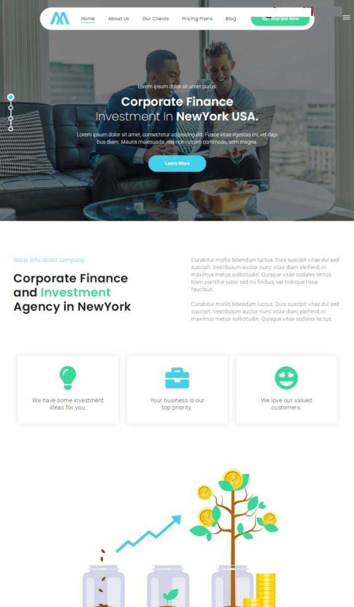 HTML5融资开发机构网站模板 - 入巷拾玖