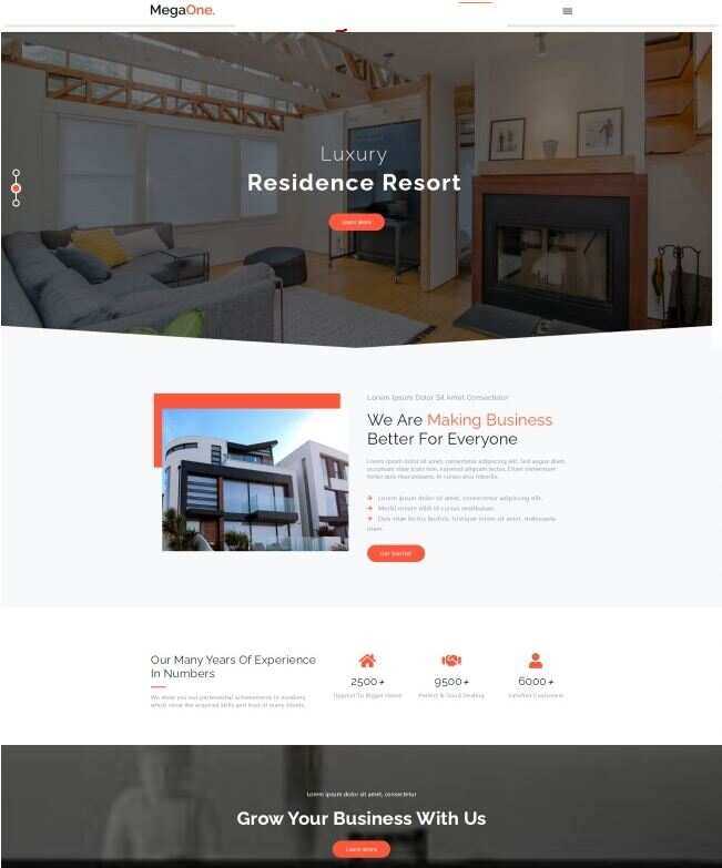 地产代理服务公司HTML5网站模板 - 入巷拾玖