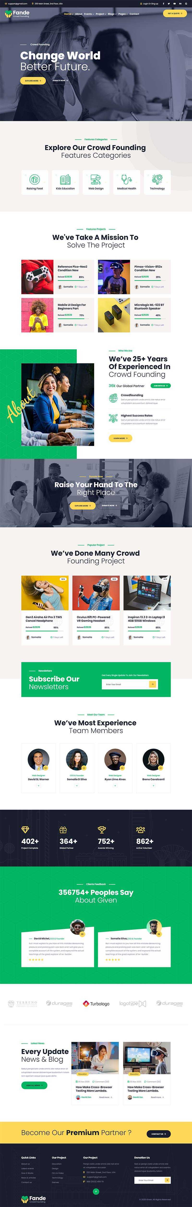 创业投资众筹平台HTML5模板 - 入巷拾玖