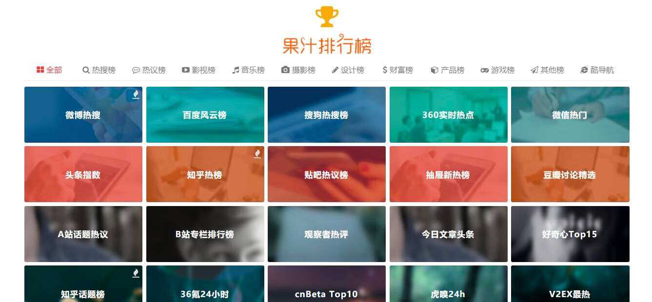 精美网址导航及热点热搜影视排行榜源码 - 入巷拾玖