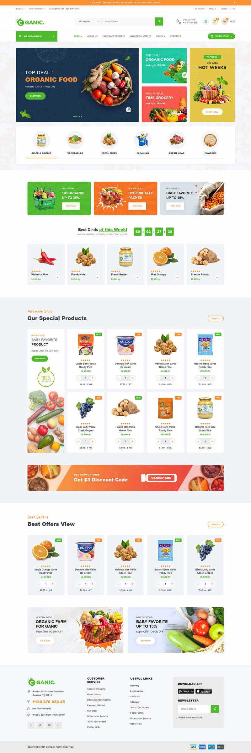 Bootstrap生鲜美食超市HTML5电商模板 - 入巷拾玖