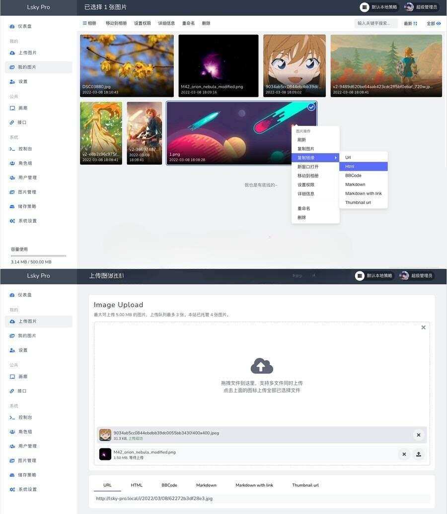 多功能PHP图床源码：Lsky Pro开源版v2.1 - 入巷拾玖