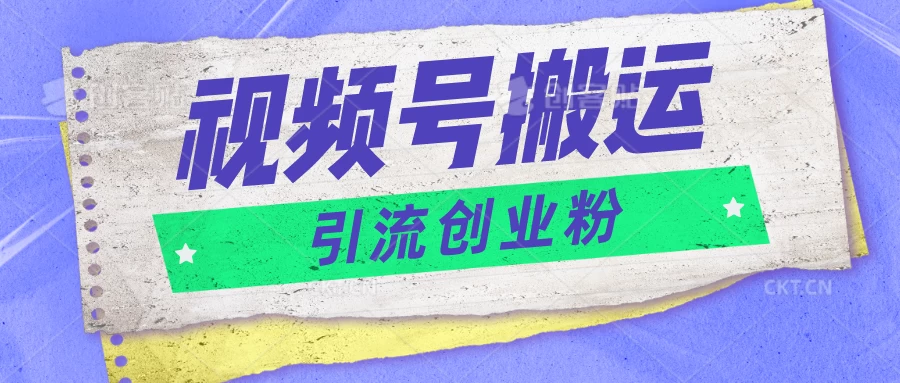 视频号搬运去重，单日引流200+创业粉，日入1000+ - 入巷拾玖