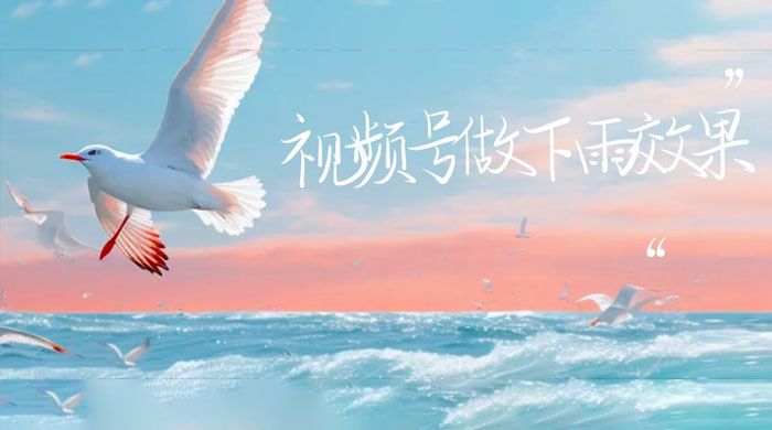 视频号做下雨视频：一个账号快速涨粉，轻松变现 - 入巷拾玖