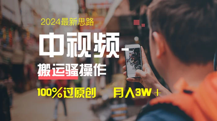 中视频新思路，双重去重 100% 过原创，一键分发多平台变现，简单无脑，日入 1000+ - 入巷拾玖