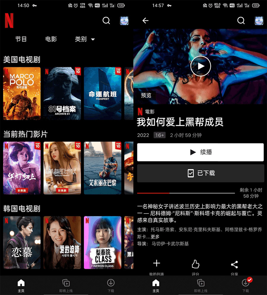 安卓 Netflix v8.20.0 正式版 /  v8.13.0 解锁订阅版 - 入巷拾玖