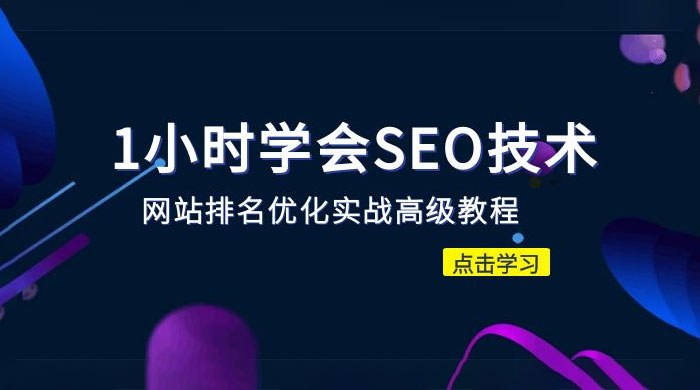 1 小时学会 SEO 技术：网站排名优化实战高级教程，秒杀市面 95% 收费几千的 SEO 教程 - 入巷拾玖