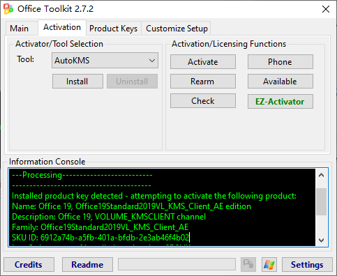 WIN激活工具 Microsoft Toolkit v2.7.2 - 入巷拾玖