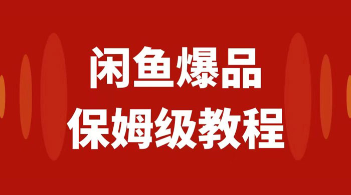 闲鱼爆品数码产品无货源实操，矩阵话运营，保姆级实操教程，日入1000+ - 入巷拾玖