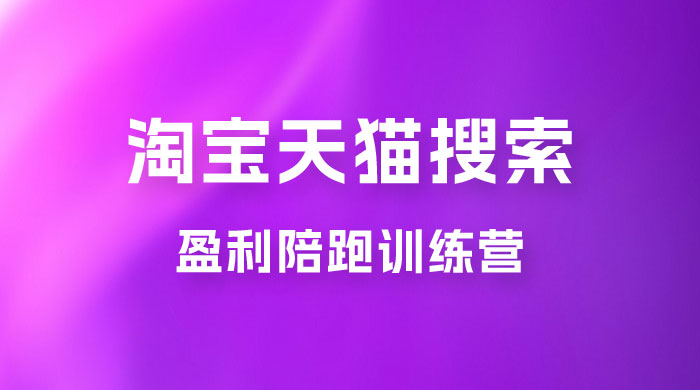 2023 無山·淘宝天猫搜索持续盈利陪跑训练营，独家玩法，快速盈利 - 入巷拾玖