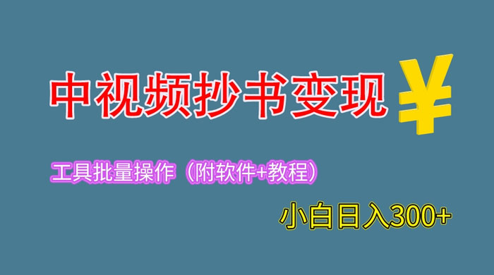 2023 中视频抄书变现：特别适合新手操作的副业「附工具+教程」 - 入巷拾玖