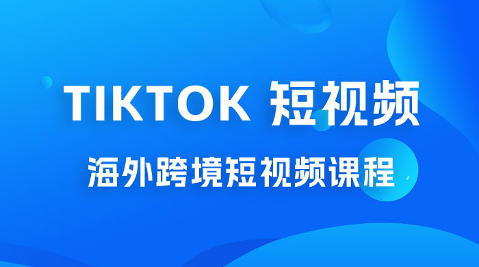 2023 TikTok 短视频底层实战：海外跨境短视频课程，实战即真理 - 入巷拾玖