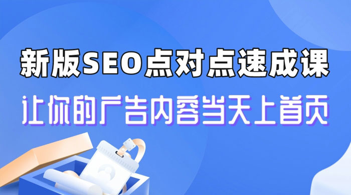 新版 SEO 点对点引流速成课：让你的广告内容当天上首页 - 入巷拾玖